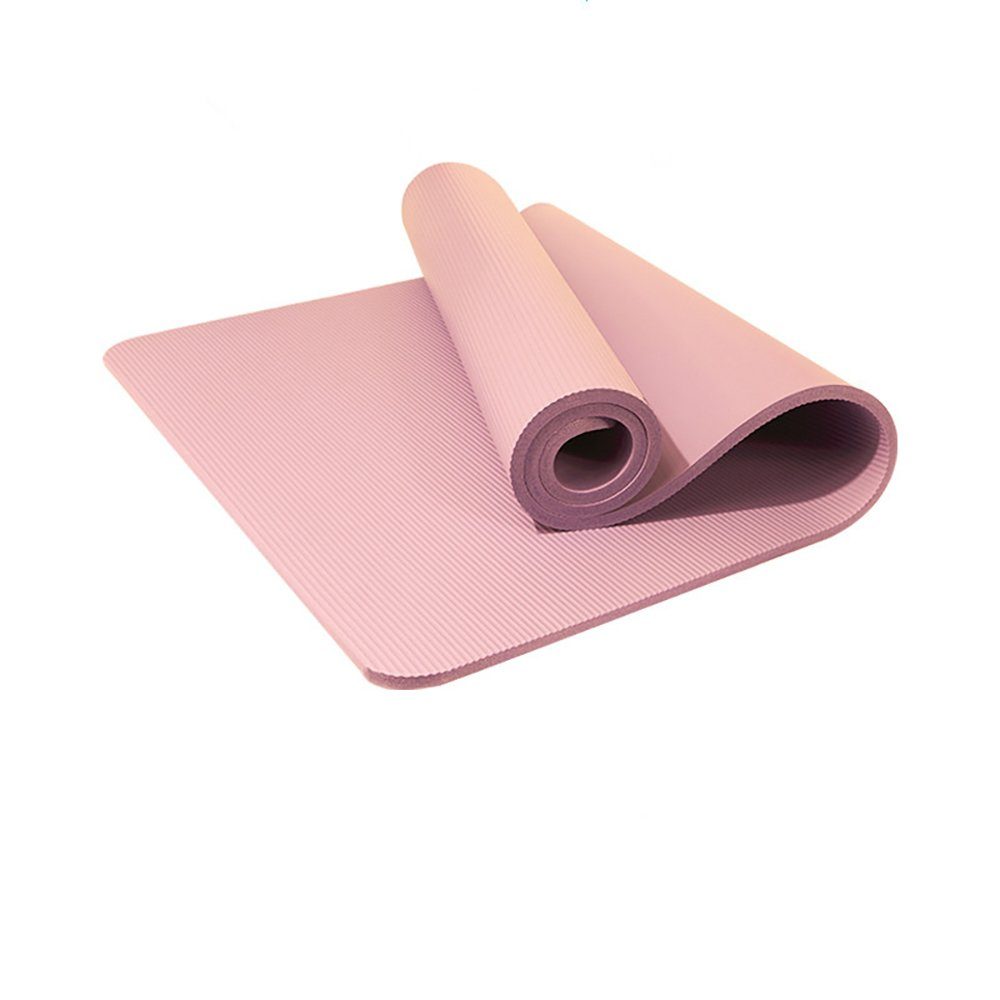 SCOSPORT Yogamatte Yogamatte Rutschfest & Gepolstert Weiche Yoga Matte mit Tragegurt (1 tlg, Gymnastikmatte, Gym Matte, Pilates Matte, Fitness Matte, 185x61cm), Hautfreundliche Fitnessmatte, Sportmatte Dicke 10mm