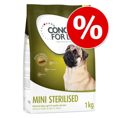 4 x 1 kg / 1.5 kg Concept for Life zum Sonderpreis!