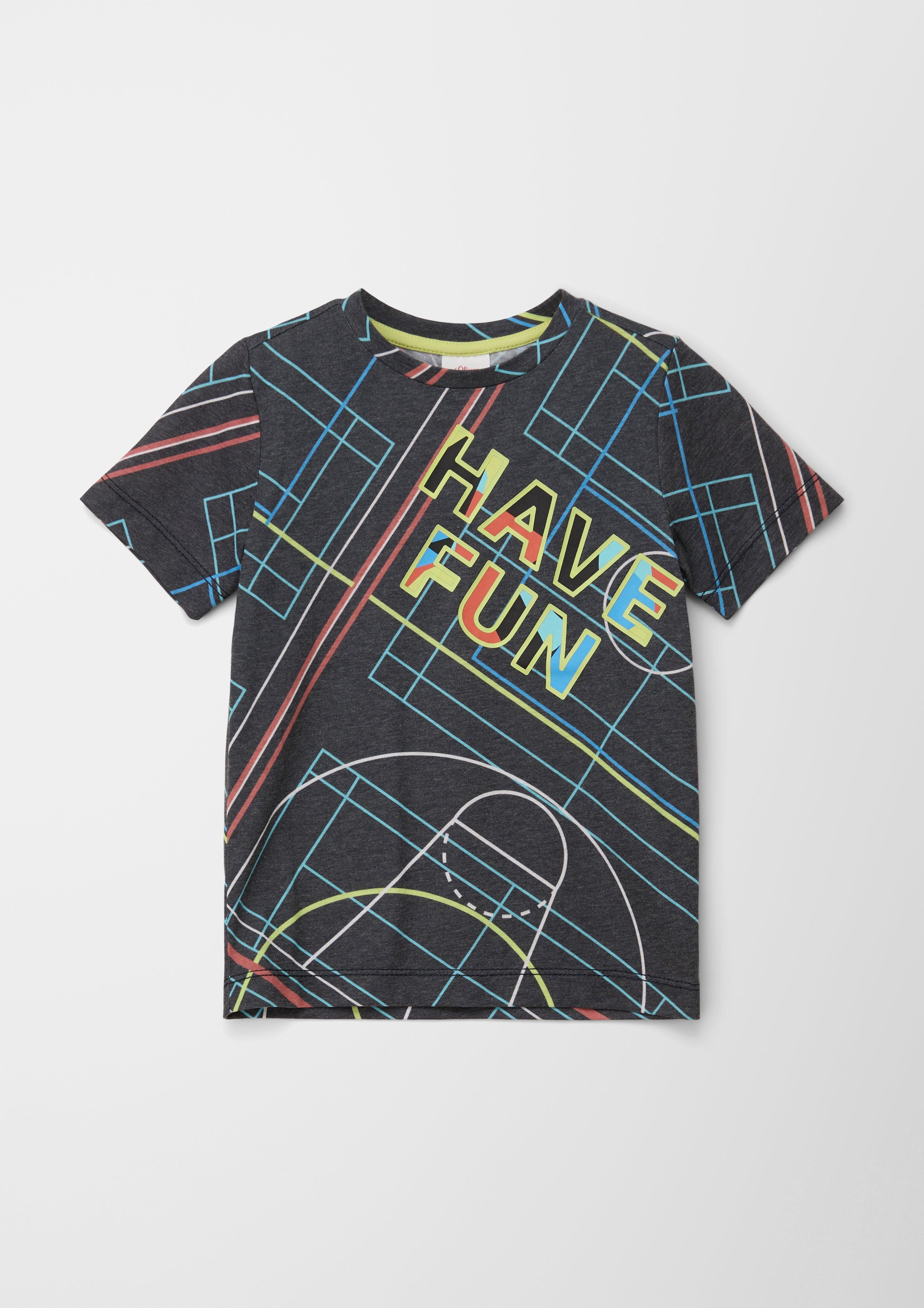 T-Shirt mit Frontprint  2127542-59A1