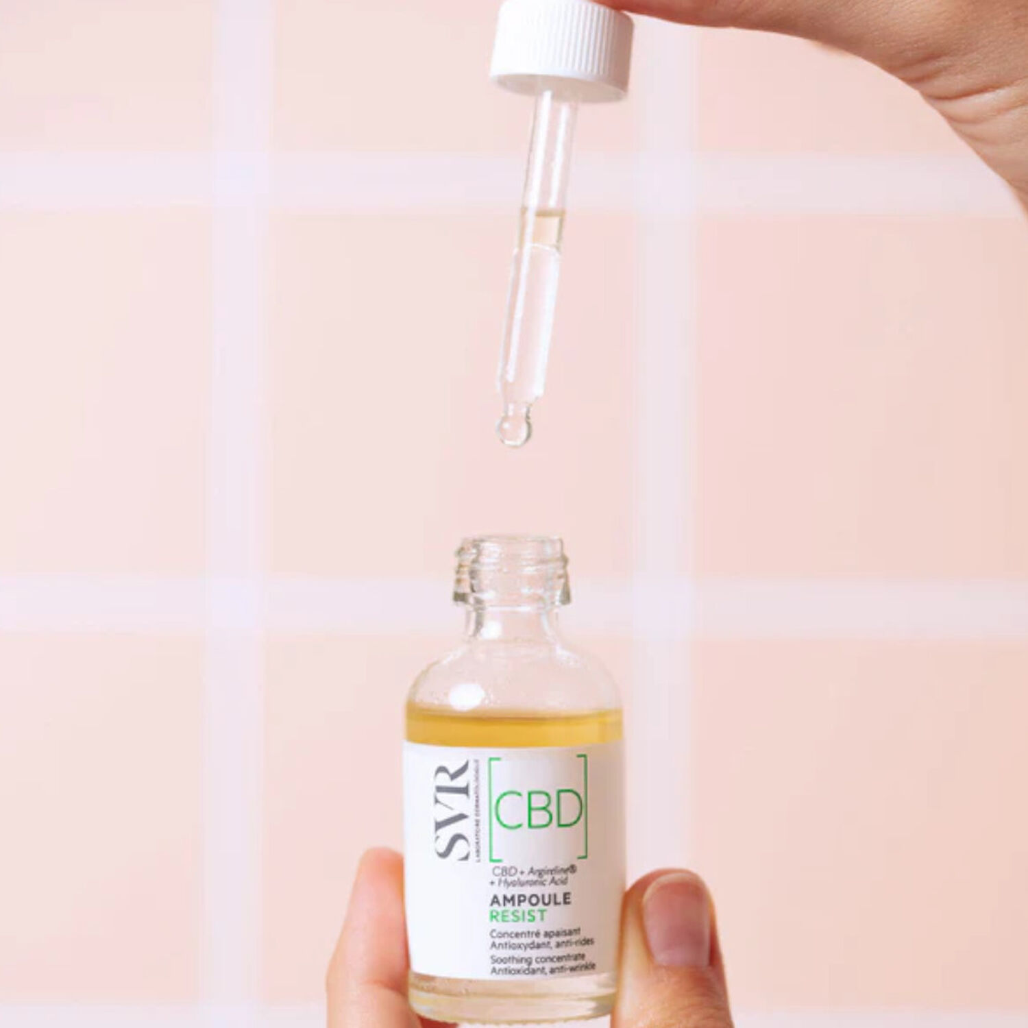 SVR Ampoule Resist [CBD] Le bi-sérum apaisant, antioxydant et anti-rides