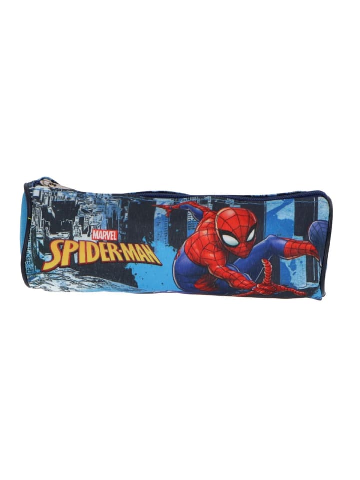 Spiderman Bleistifthalter Etui Federmappe Mehr als erstaunlich für Schule in Blau günstig kaufen 23 cm