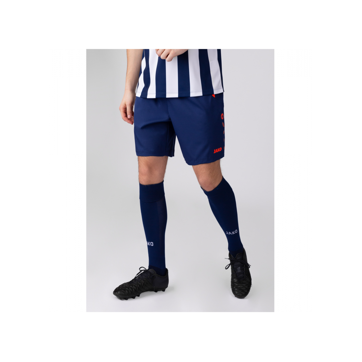 JAKO Allround Trainingsshort Blau Rot F932