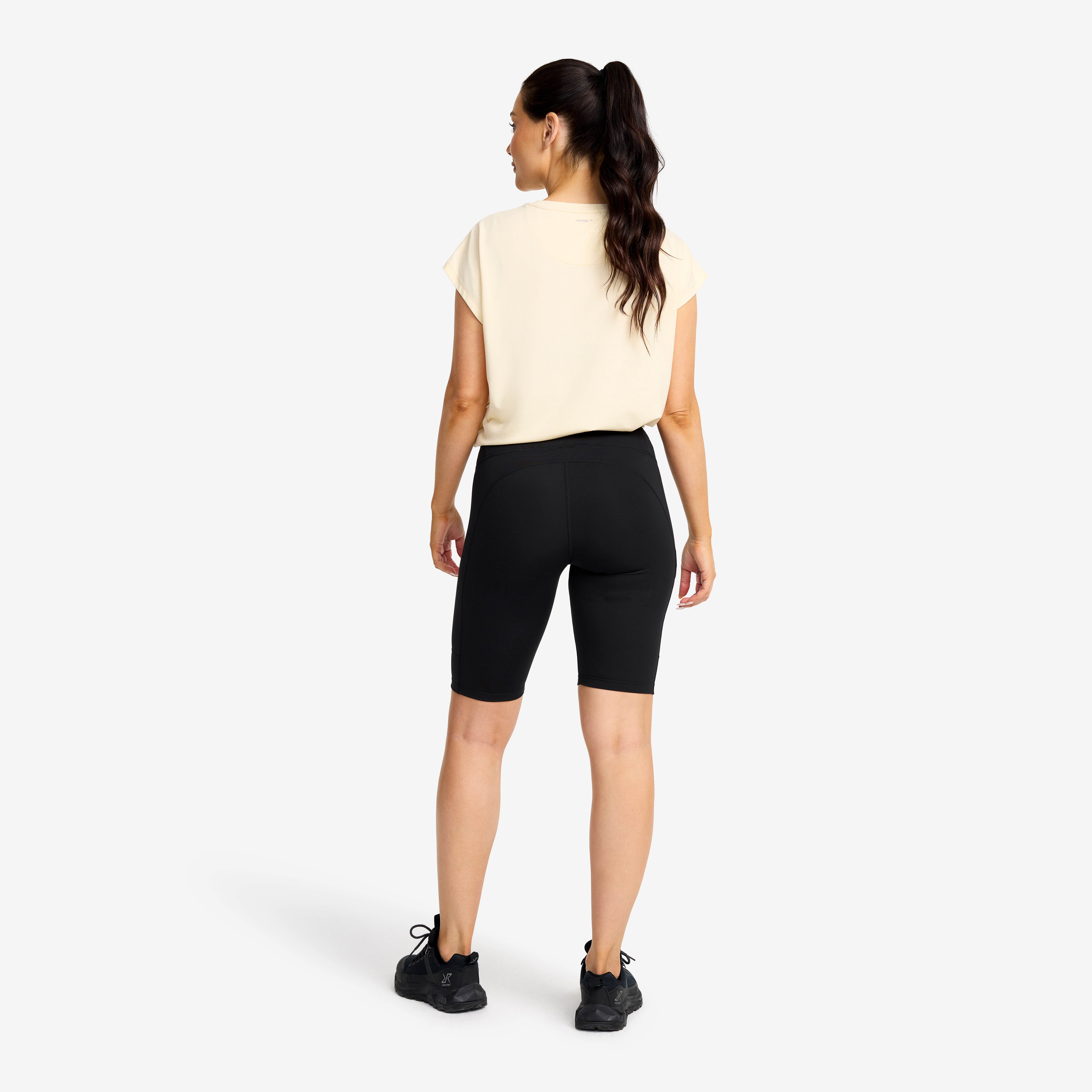 Energy Highwaist Short Tights Femme Black