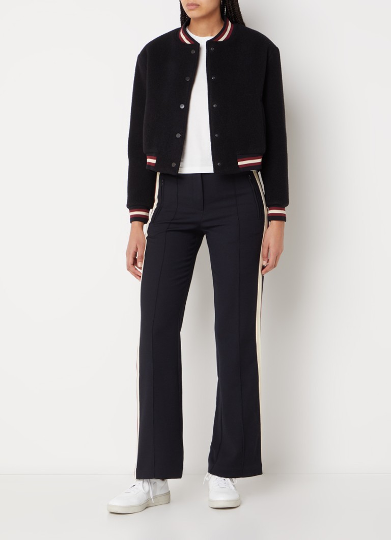 ba&sh Hugh wool bomber jacket with side pockets