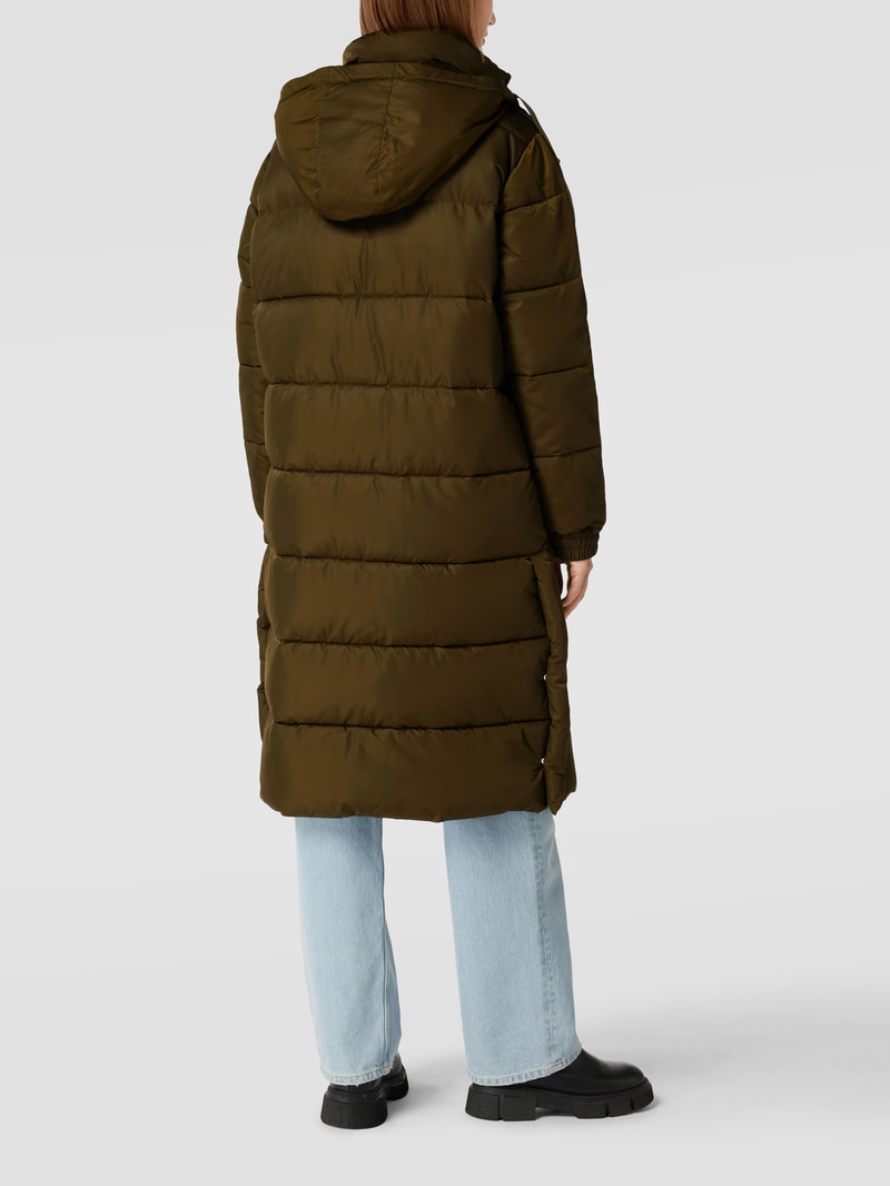 Mantel mit Kapuze Modell 'FAVINA' in khaki