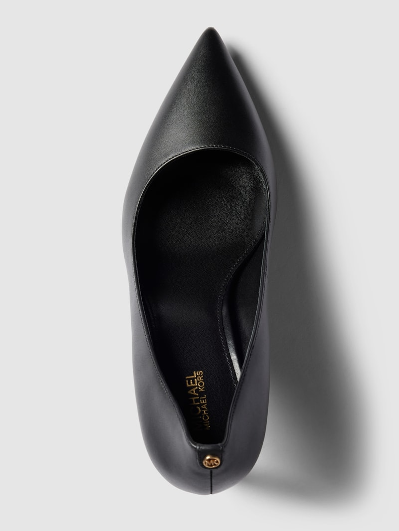 Pumps aus Leder Modell 'ALINA' in black