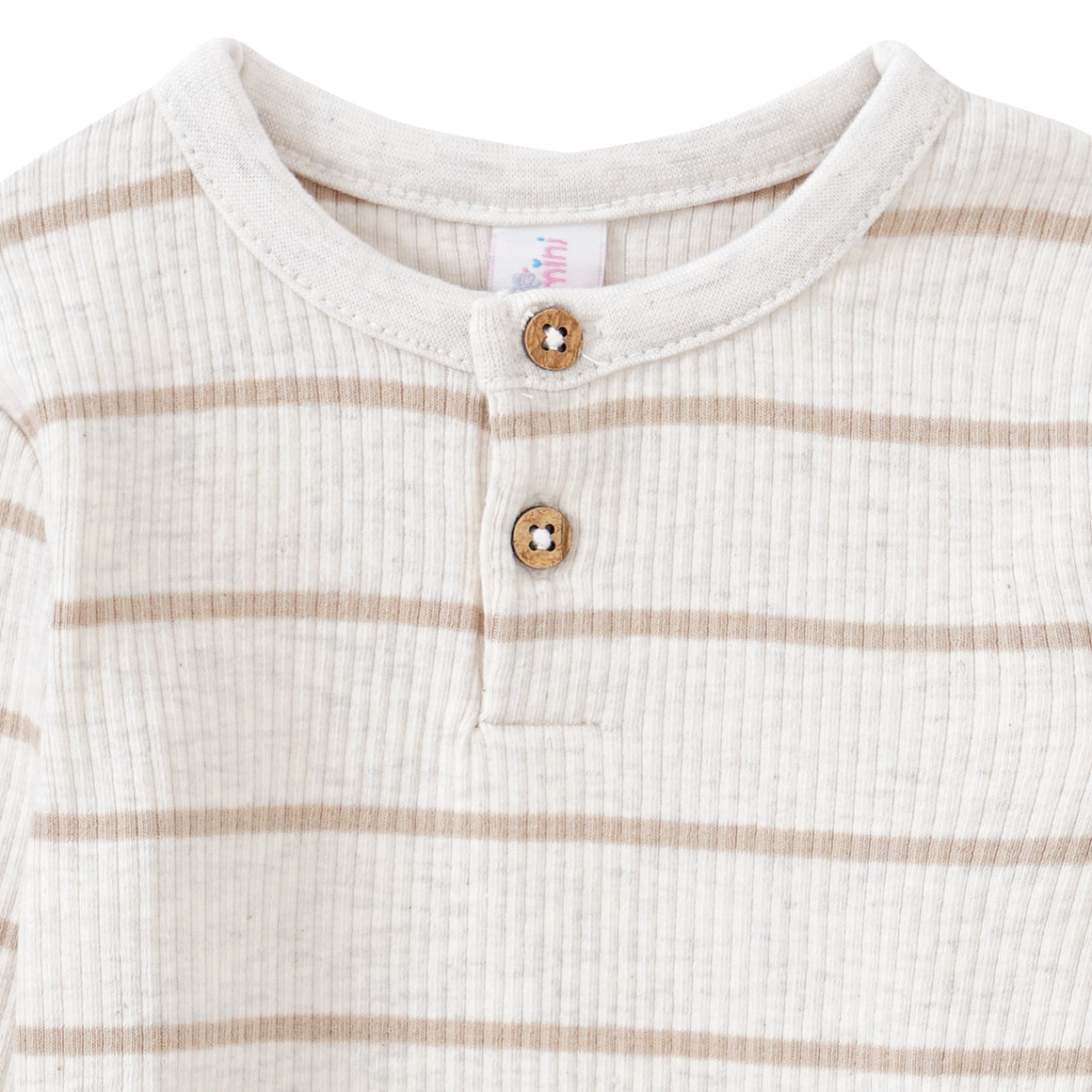 Baby Langarmshirt mit Rippstruktur