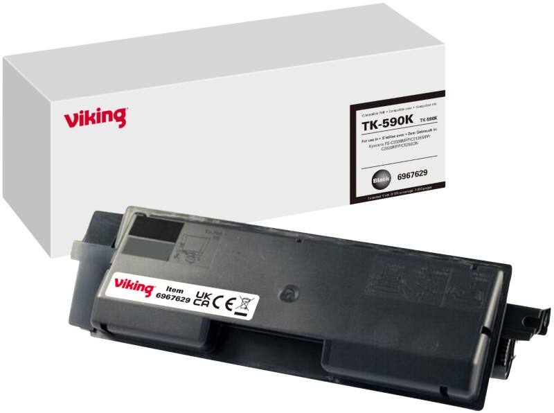 Viking TK-590 Kompatibel Kyocera Tonerkartusche Schwarz