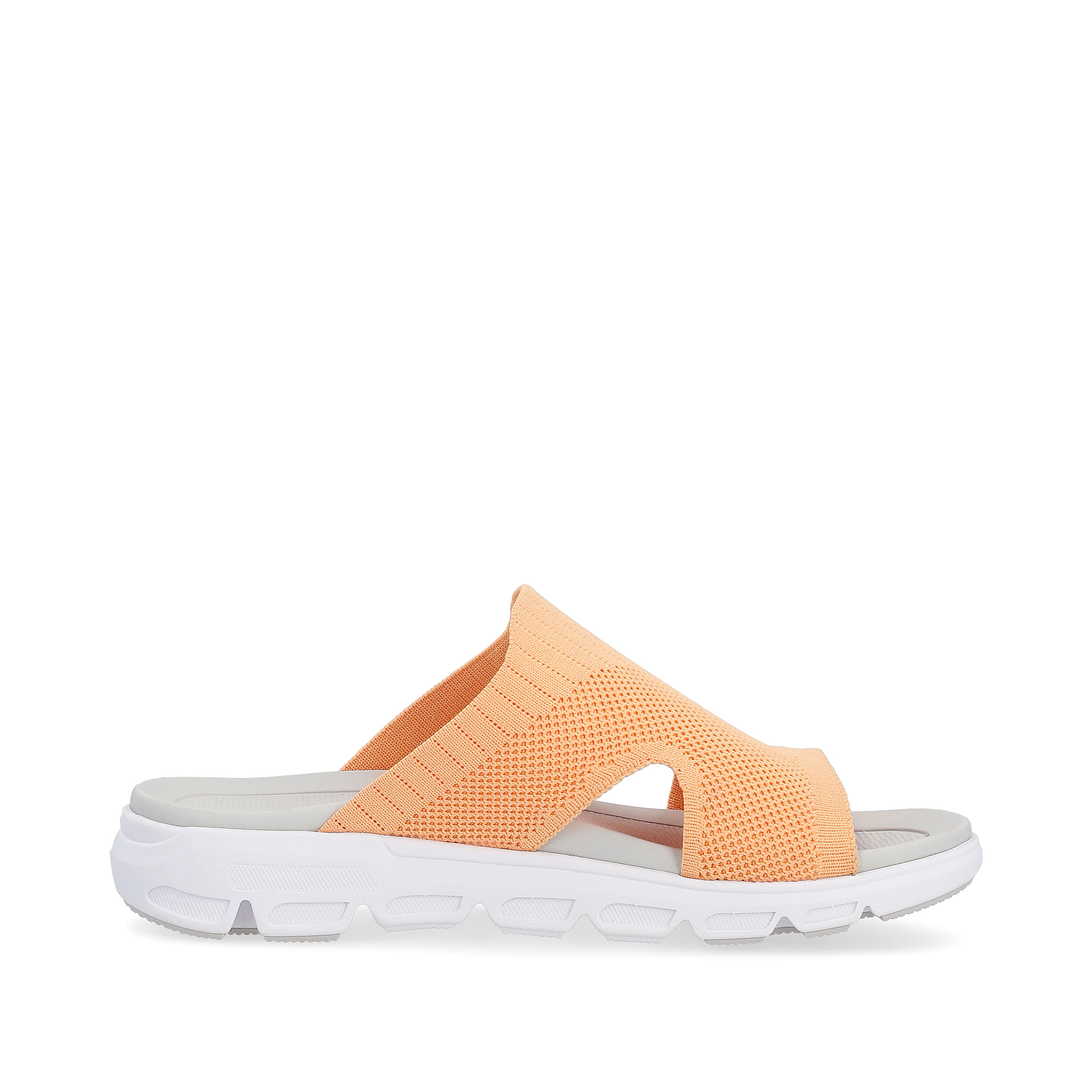 Rieker Damen Pantoletten neon orange