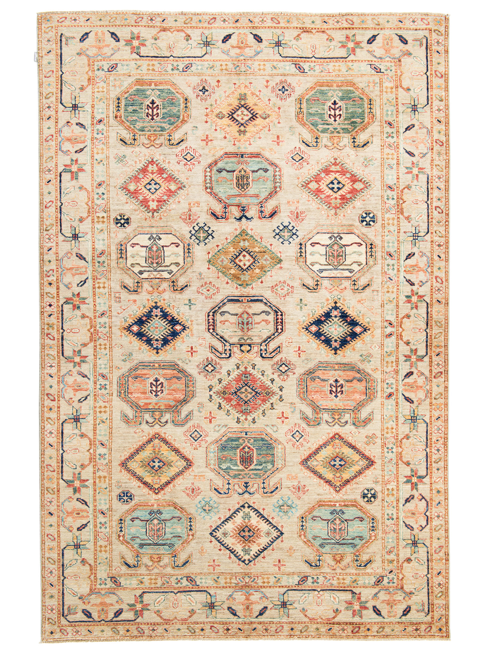 Kazak Ghazni ca. 169 x 253 cm, Unikat / Einzelstück
