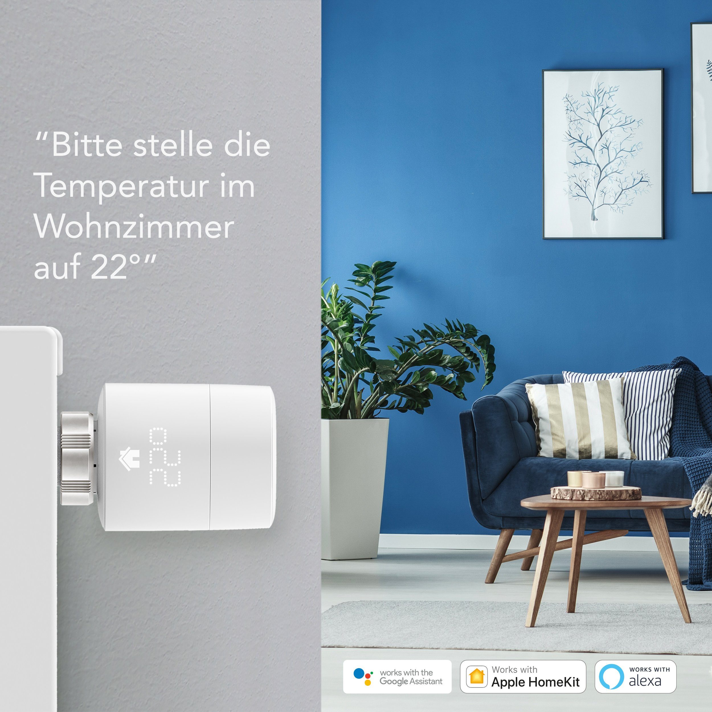 Tado Heizkörperthermostat Starter Kit - Smartes Heizkörper-Thermostat V3+, (1 St)