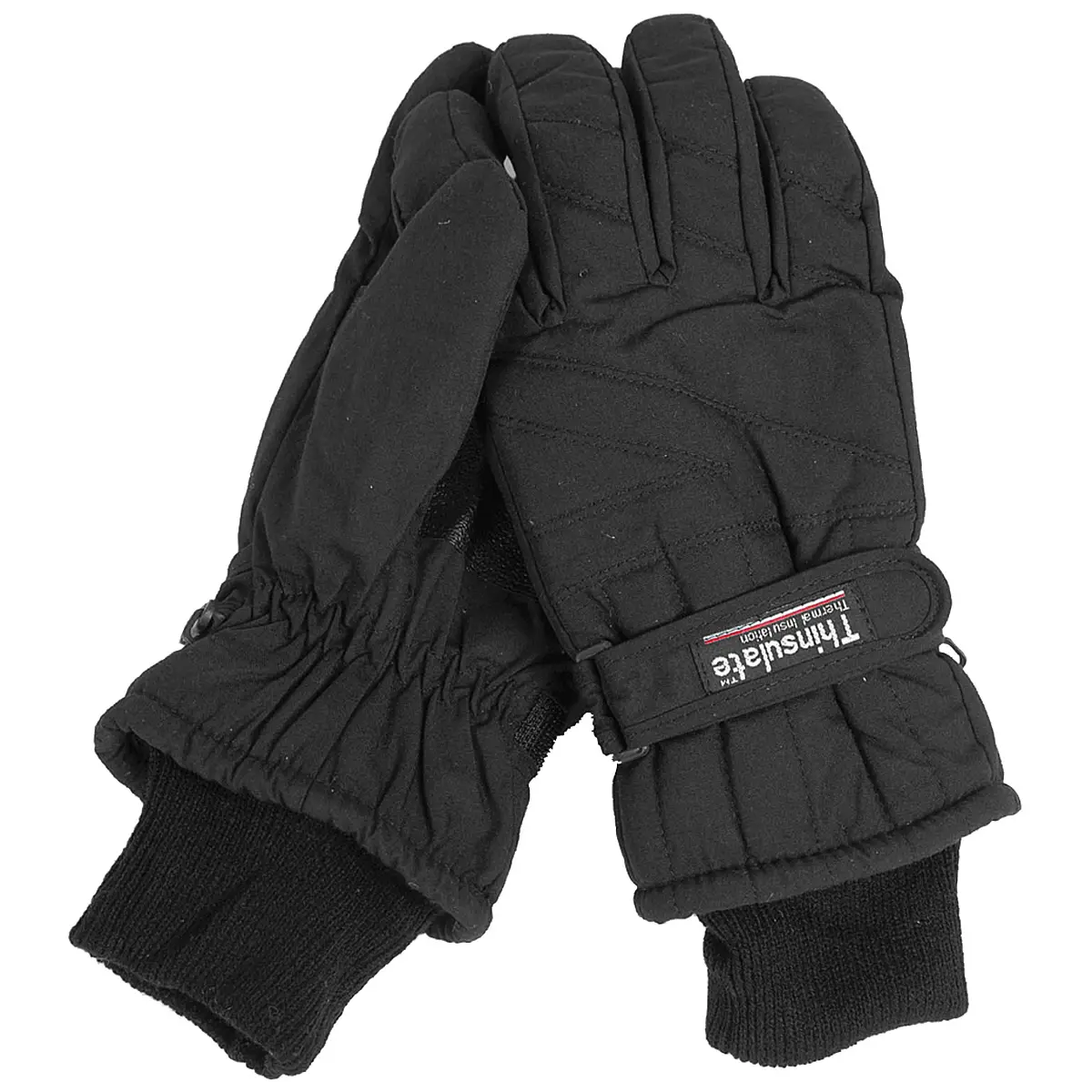 Thermo-Fingerhandschuhe Thinsulate schwarz