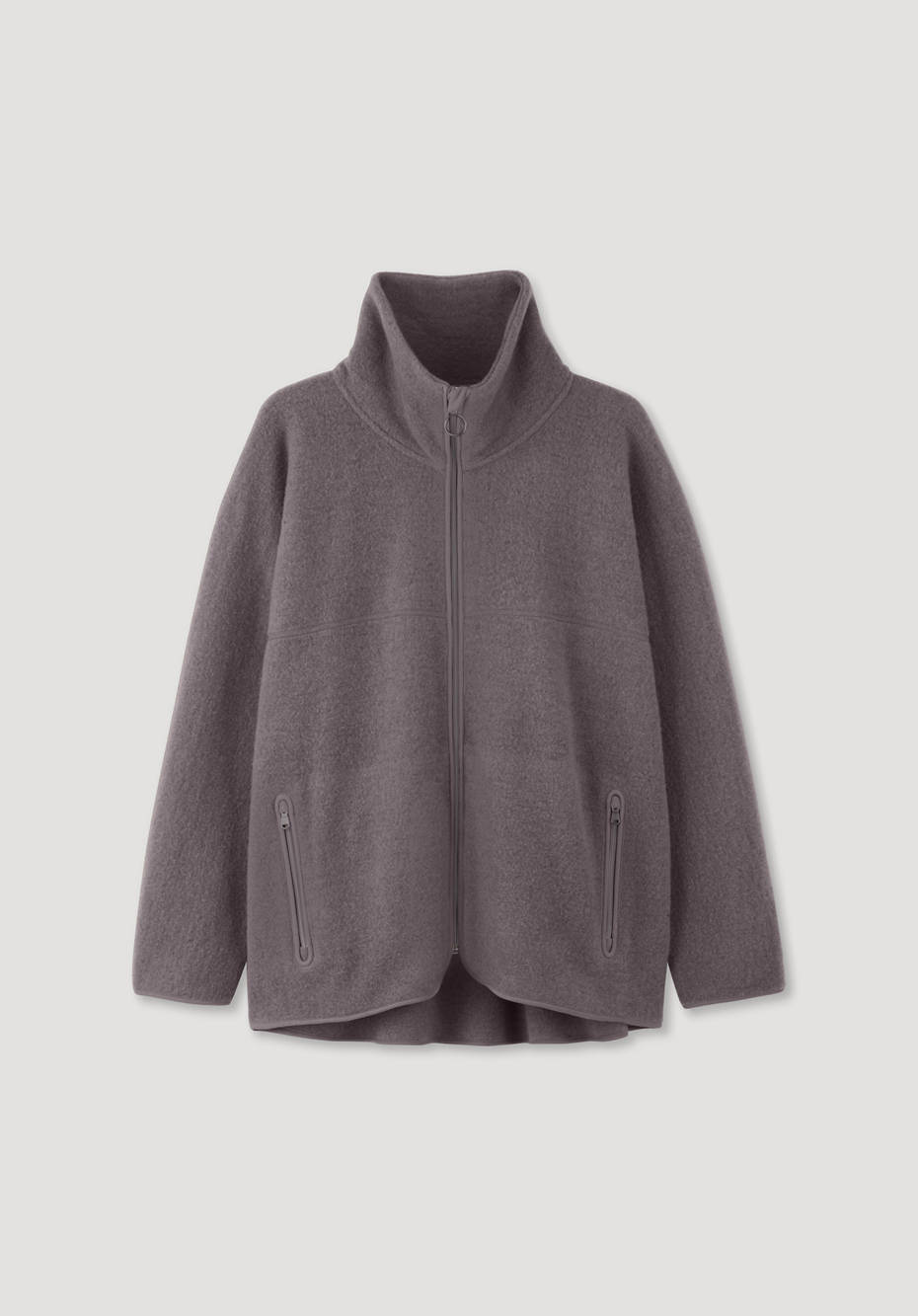 Wollfleece Jacke aus reiner Bio-Merinowolle