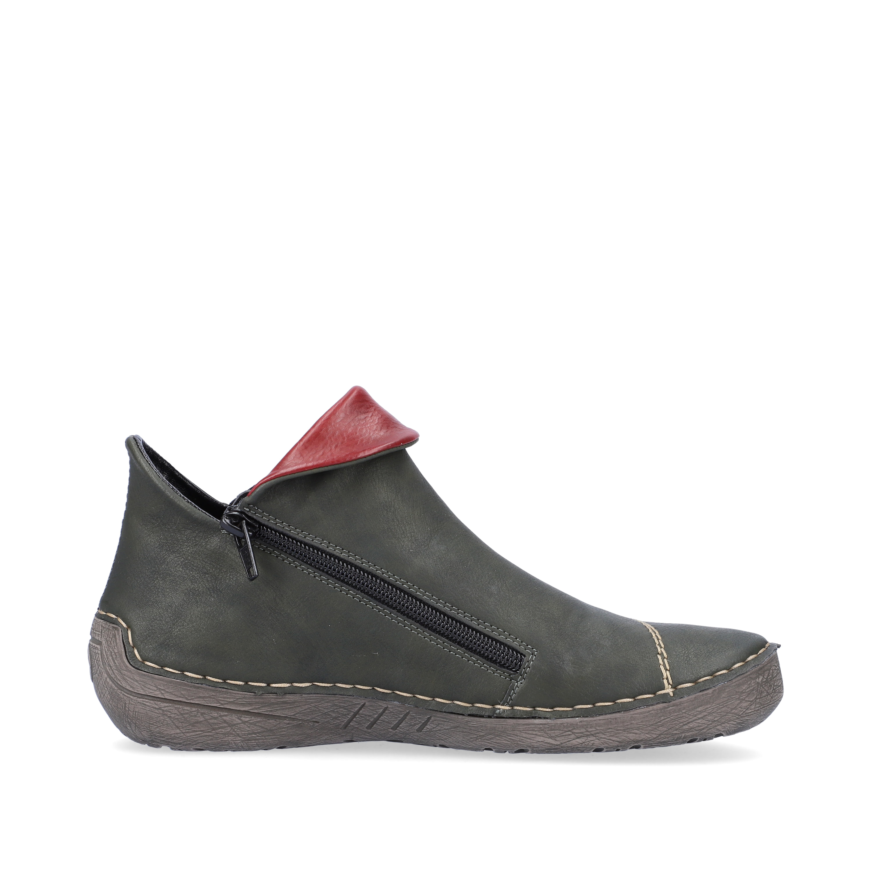 Rieker Damen Slipper olivgrün