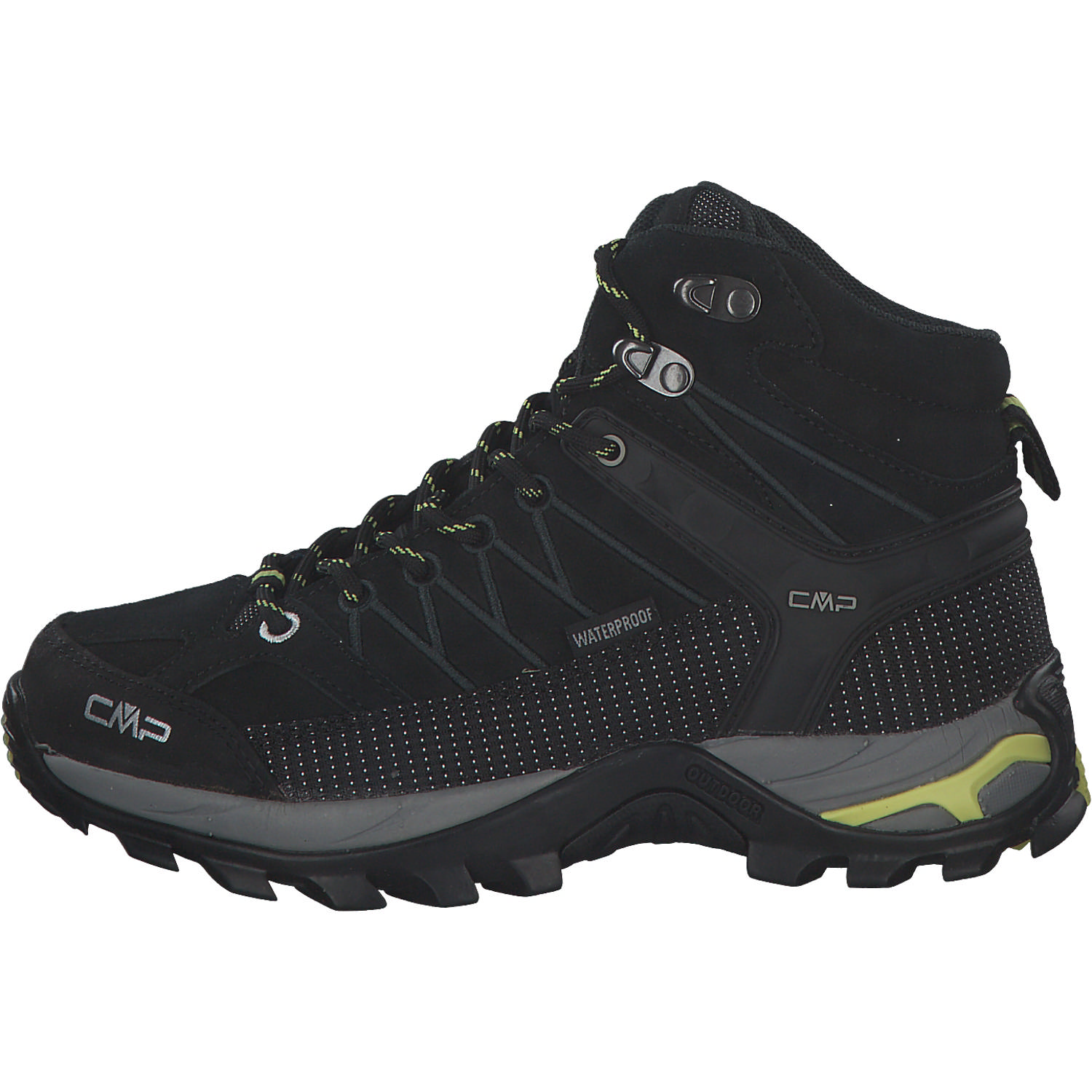 CMP Rigel Mid 3Q12946, Trekkingschuhe, Damen, nero lime