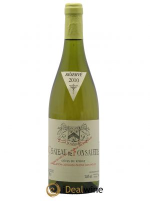 Côtes du Rhône Château de Fonsalette Emmanuel Reynaud  2010 - Lot de 1 Bouteille