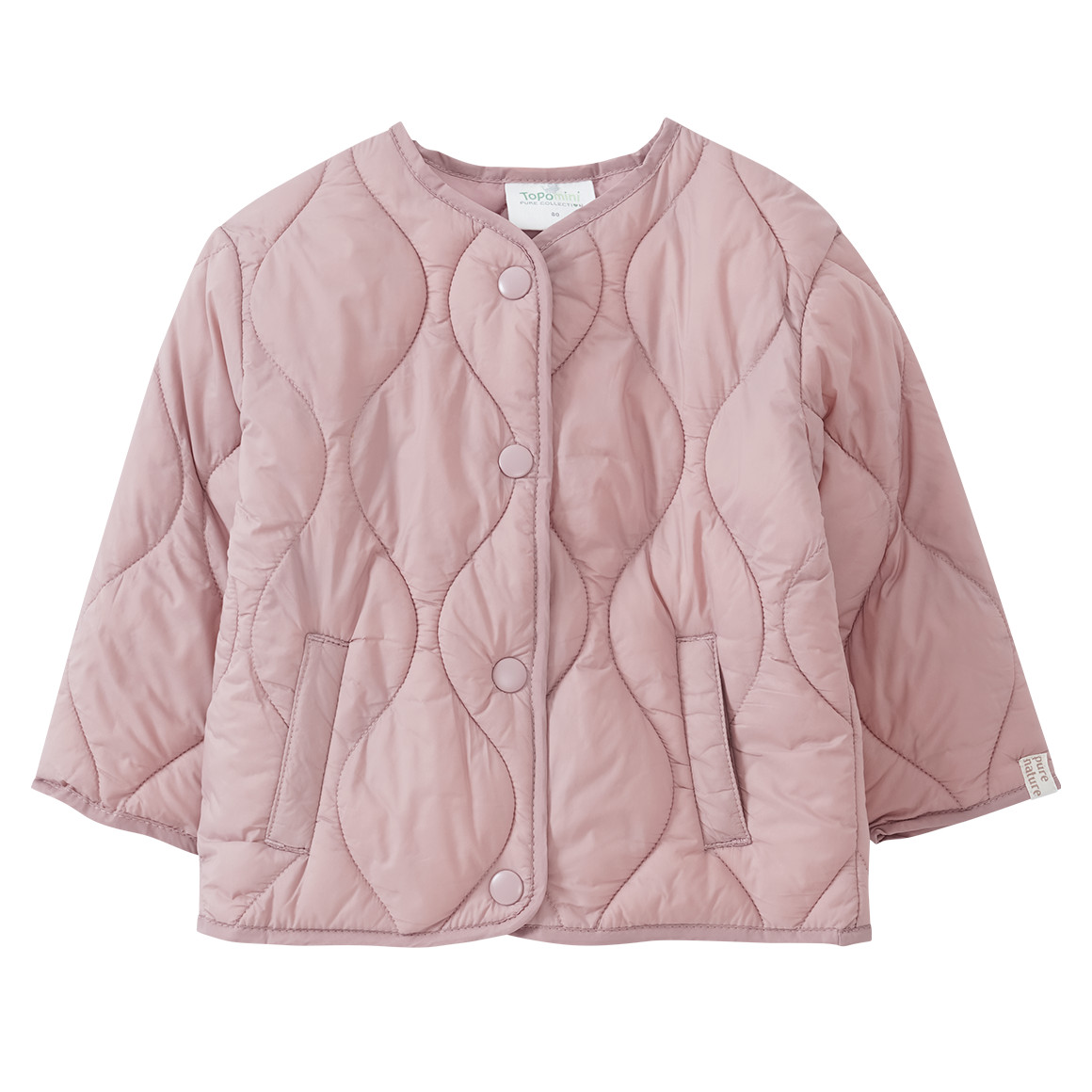 Baby Steppjacke mit Druckknopfleiste