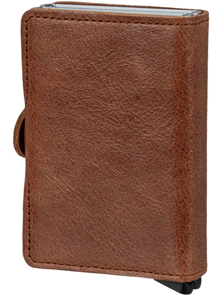 Secrid Geldbörse Twinwallet Vintage in Cognac-Silver günstig kaufen onesize