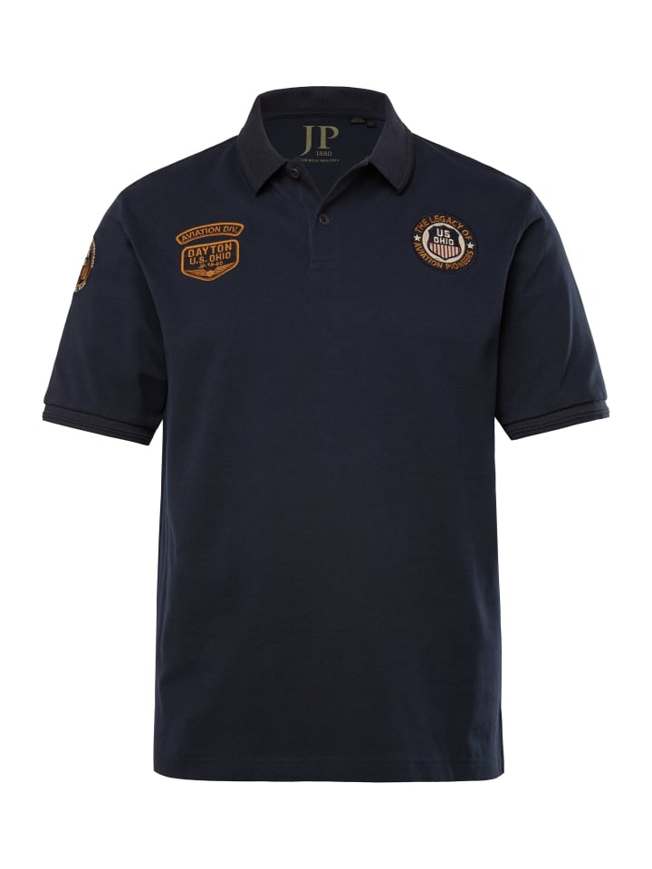 JP1880 Poloshirt in navy blau günstig kaufen