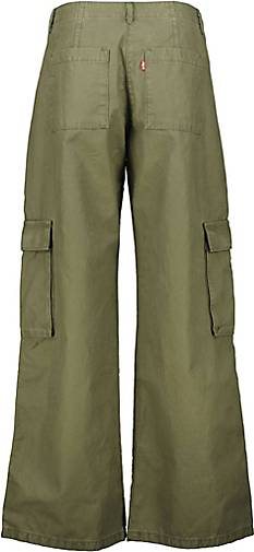 Levi's Damen Cargohose BAGGY CARGO OLIVE NIGHT