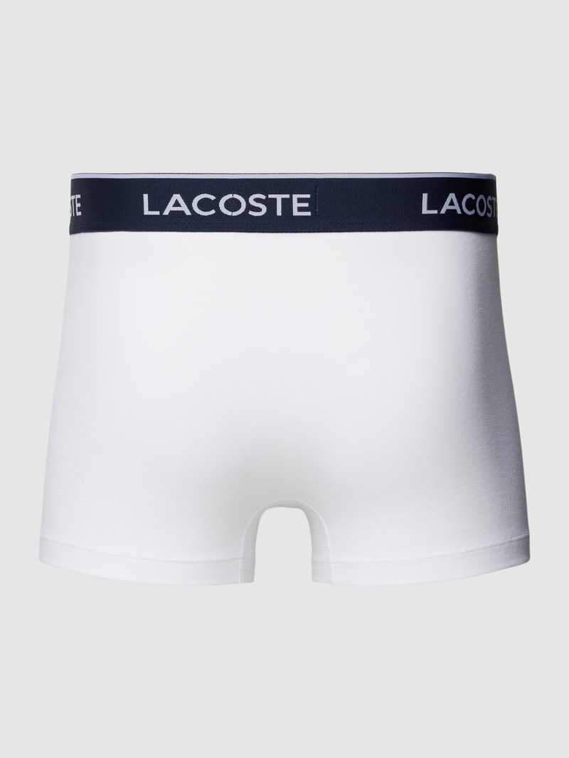 Trunks mit elastischem Logo-Bund im 3er-Pack in aqua blau