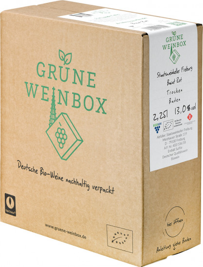 2022 Bacat Rot GRÜNE WEINBOX trocken Bio 2,25 L - Staatsweingut Freiburg