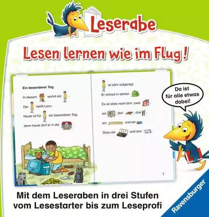 Leserabe – Vor-Lesestufe: Leons erster Schultag