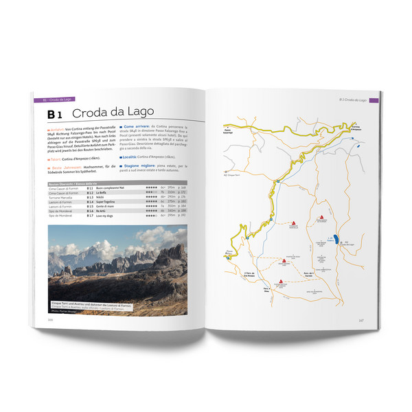 DOLOMITEN MEHRSEILLÄNGEN - Kletterführer