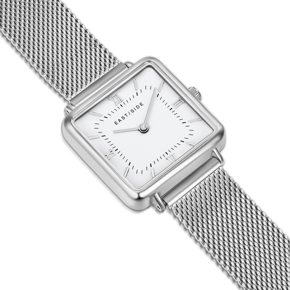 EASTSIDE Montre à quartz Grand en Argent Acier inoxydable en Argent Montre