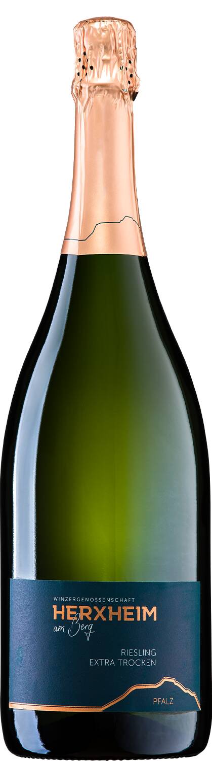 Winzergenossenschaft Herxheim am Berg Riesling Sekt extra trocken Magnum I 2022