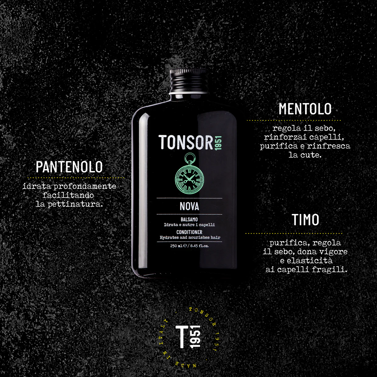 Nova Hair Care - Acondicionador refrescante - Acondicionador disciplinante/antiencrespamiento, tratamiento capilar