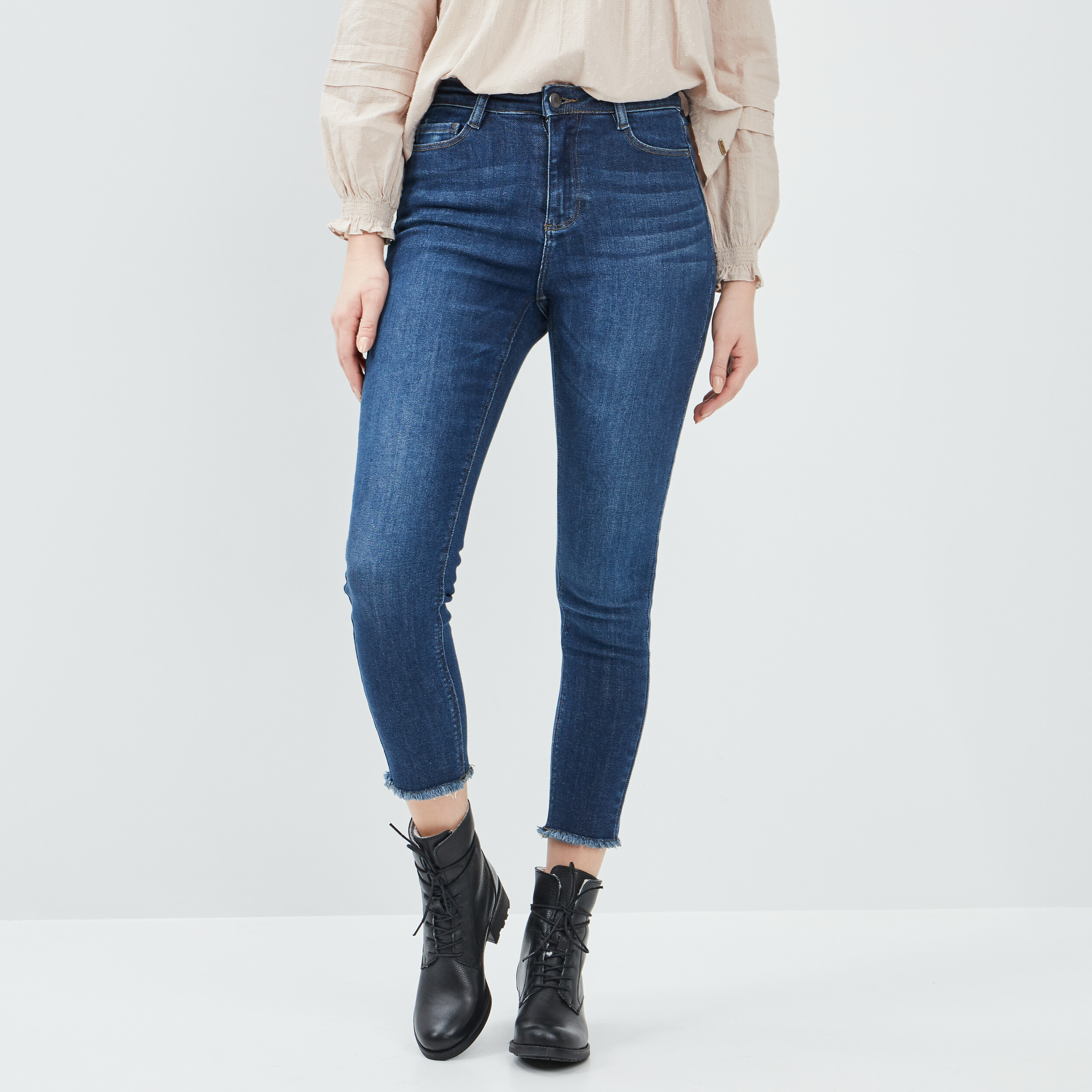 Jeans skinny Liberto denim brut femme | La Halle