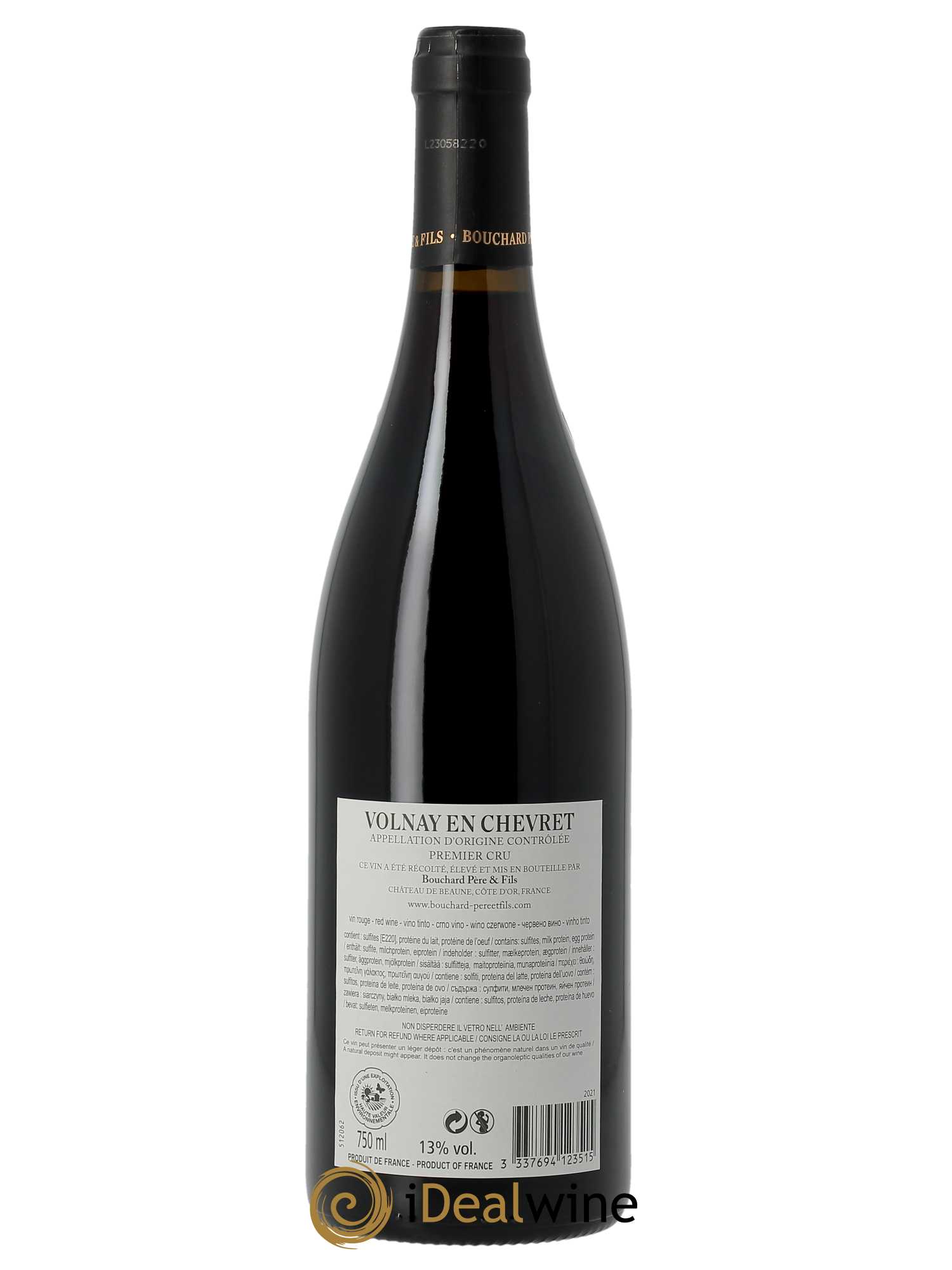 Volnay 1er Cru En Chevret Bouchard Père & Fils  2021 - Lot de 1 Bouteille