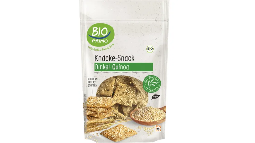 BIO PRIMO Bio Knäcke-Snack – Dinkel-Quinoa 110 g