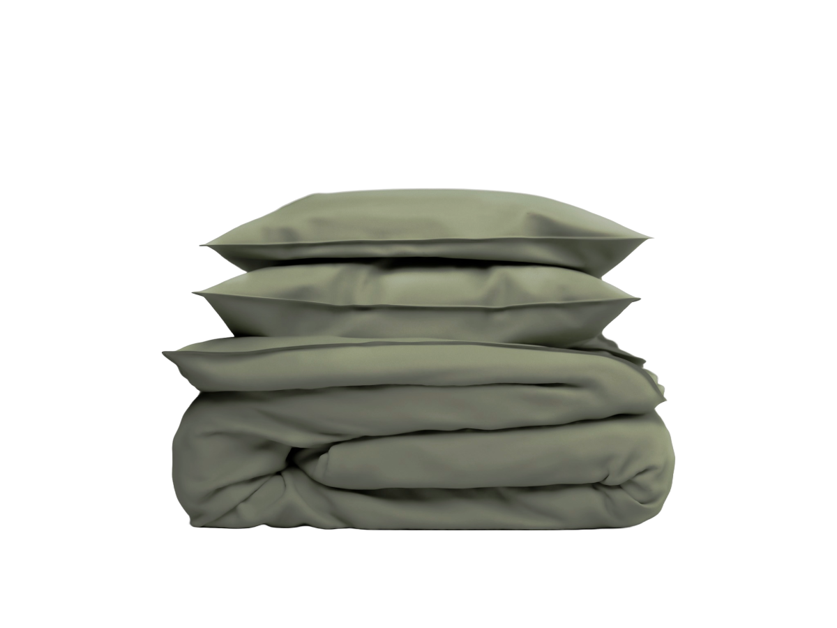 Zo!Home Bettwäsche Satinado Army Green 135 x 200 cm