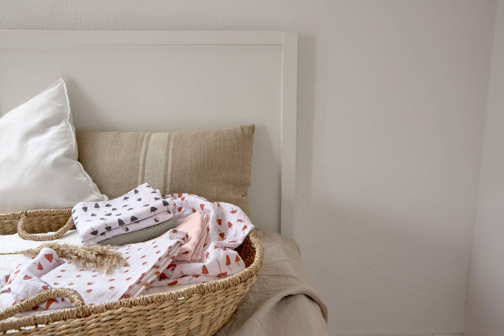 Mulltücher Swaddle&Burp Blanket L