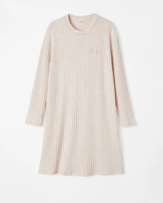 Robe détente en maille côtelée fluide Thermolactyl