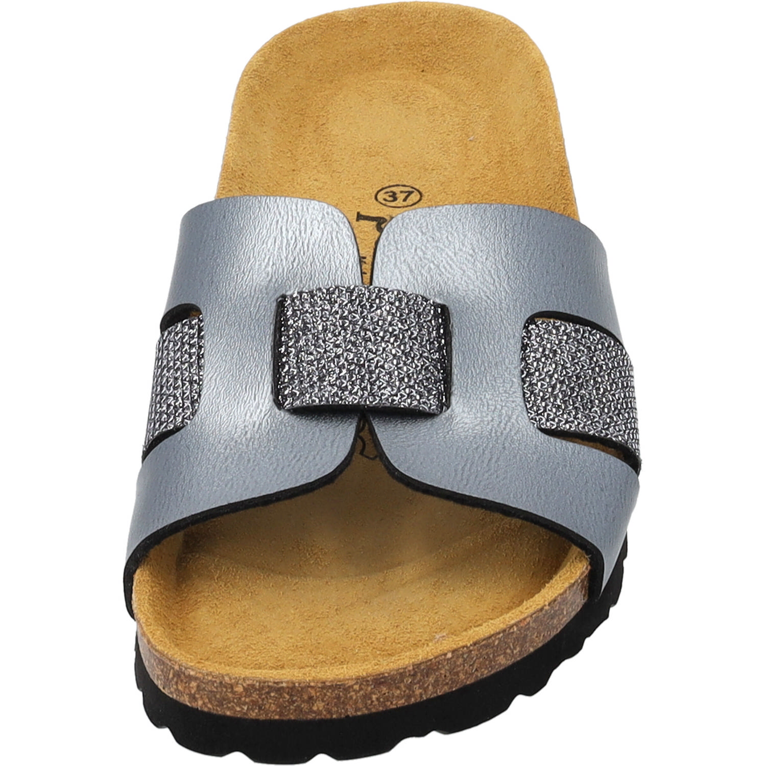 Palado Crisui, Pantoletten, Damen, Grau Metallic