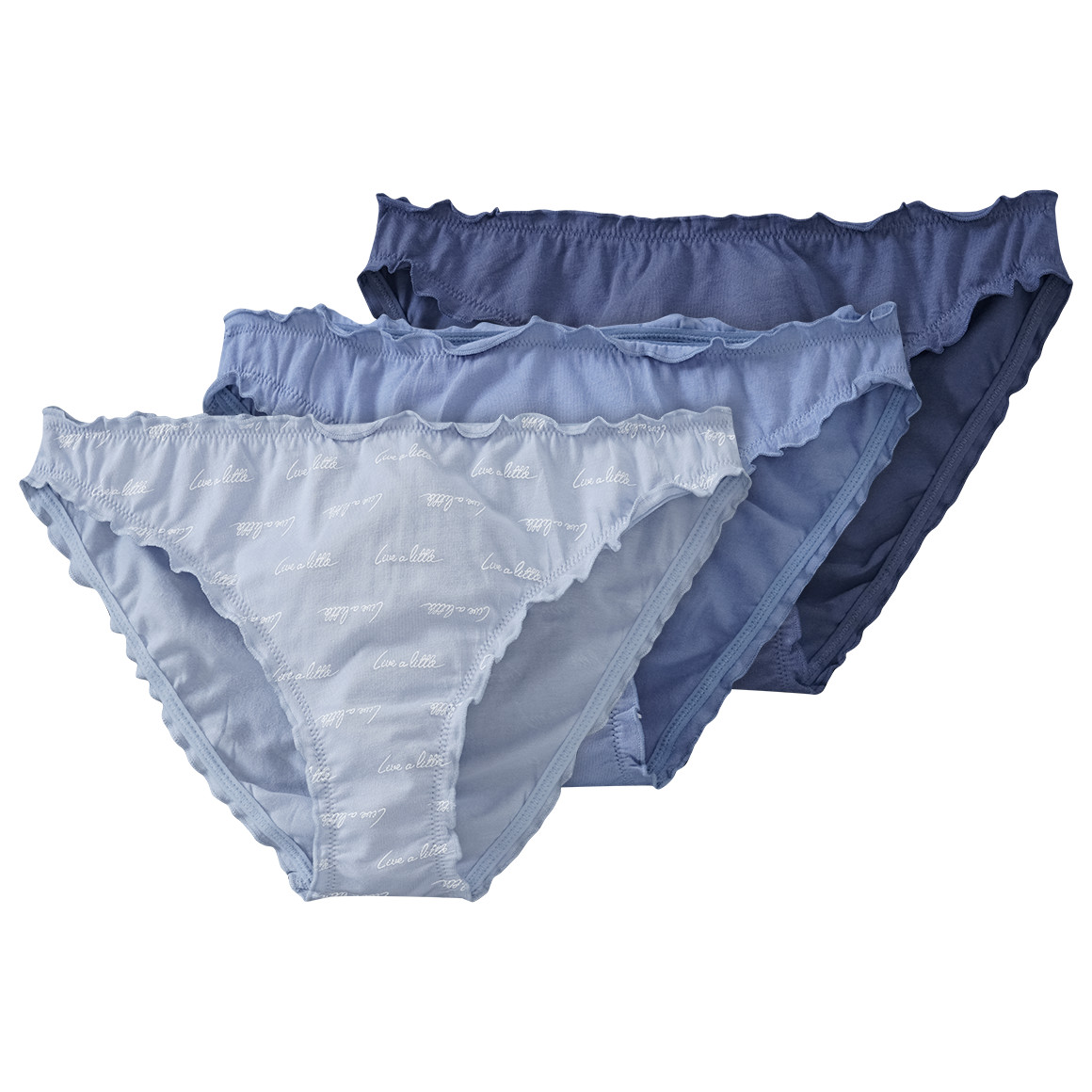 3 Damen Slips in verschiedenen Farben