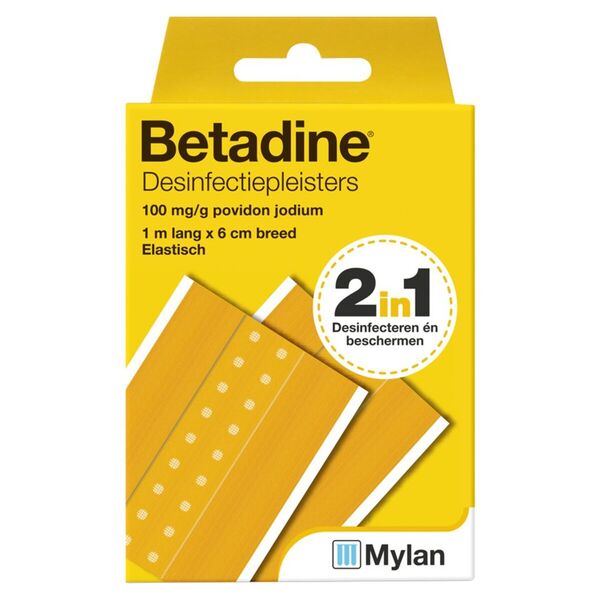 Adesivos desinfetantes Betadine - Dispositivo médico - 1 m x 6 cm