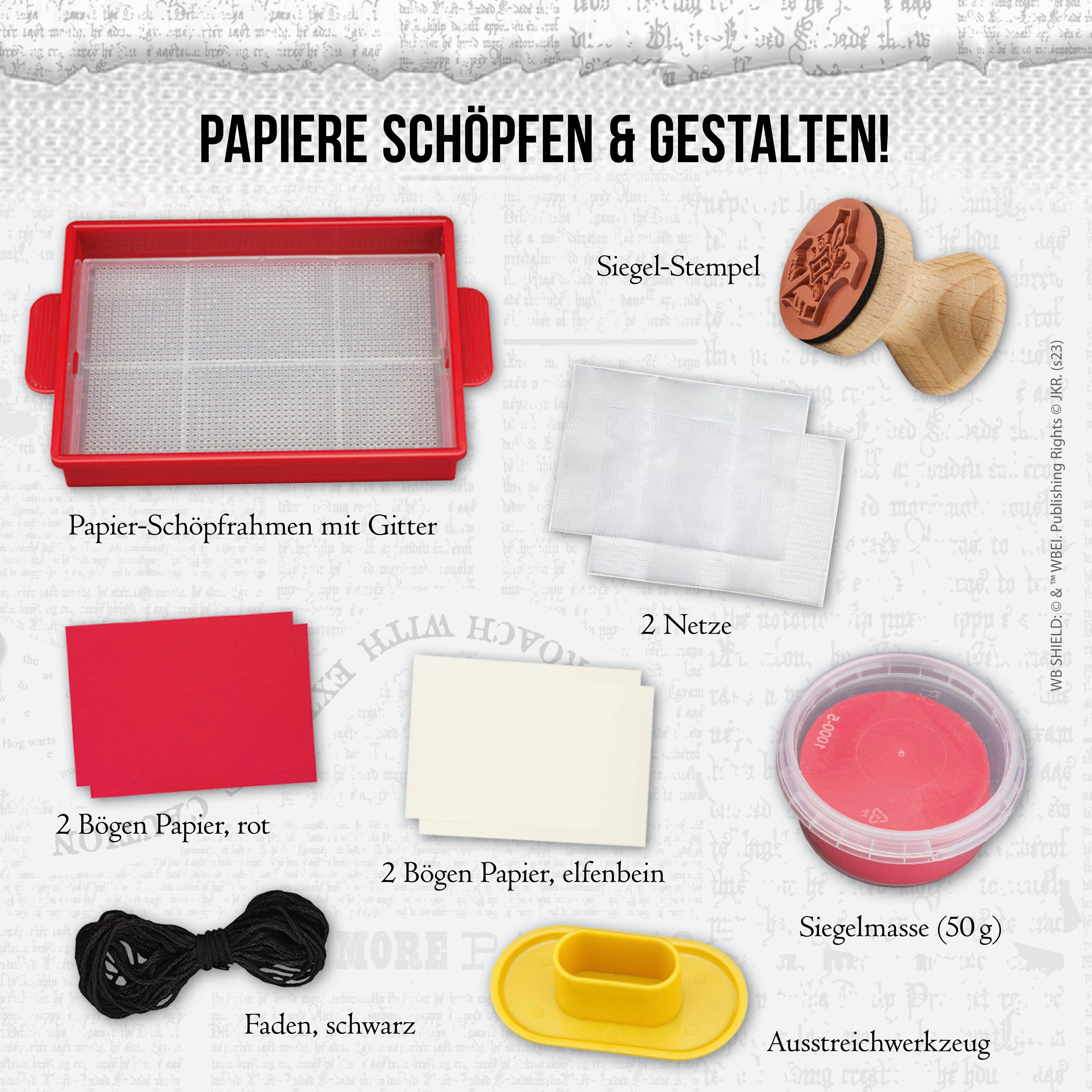 Kosmos Kreativset AllesKönnerKiste, Harry Potter - Bastelbox Brief und Siegel