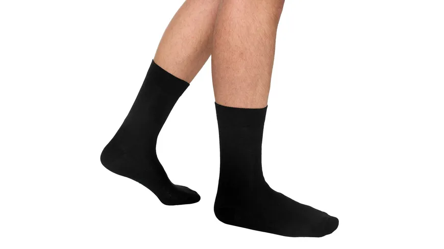 DIM Herren Socken aus Bio-Baumwolle 2er Pack noir