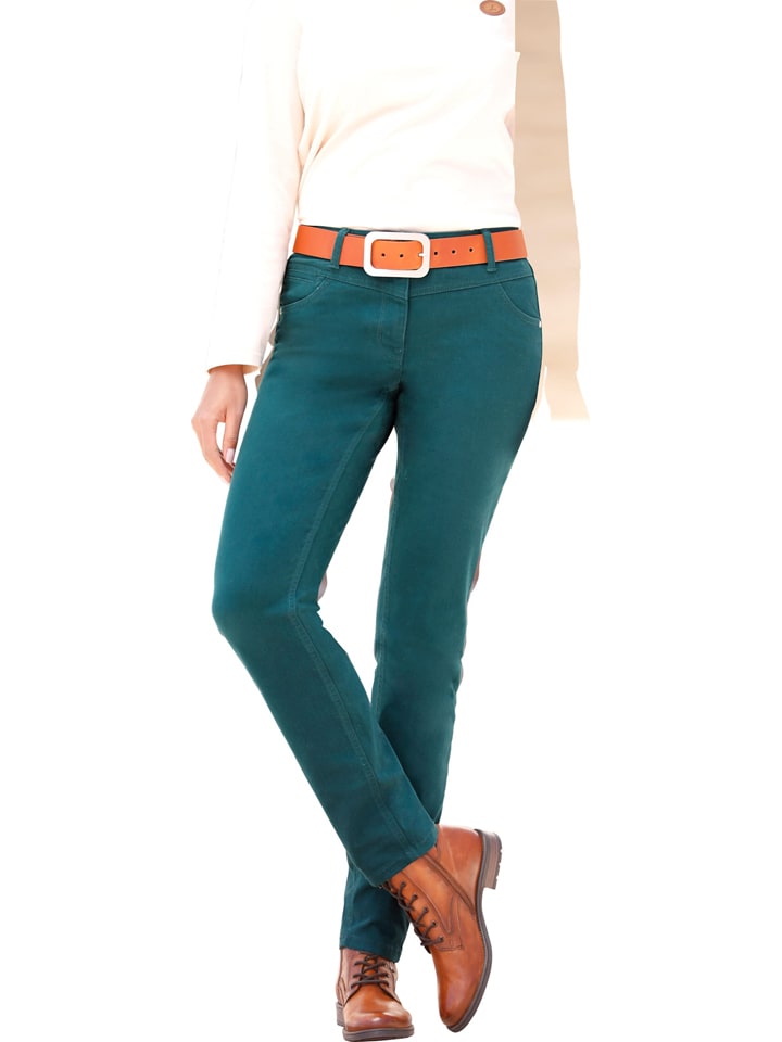 WITT WEIDEN Jeans - Slim fit - in Petrol günstig kaufen