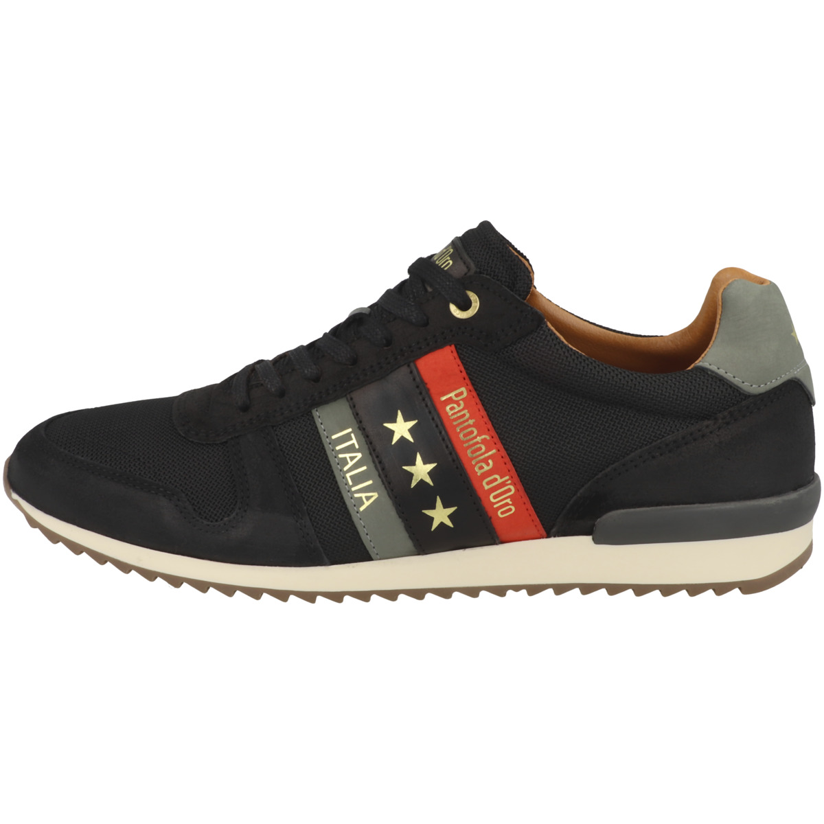 Pantofola d Oro Rizza N Uomo Low Sneaker Low schwarz
