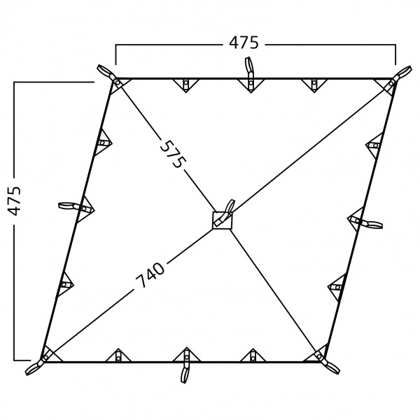 Nordisk - Kari 20 Diamond - Tarp