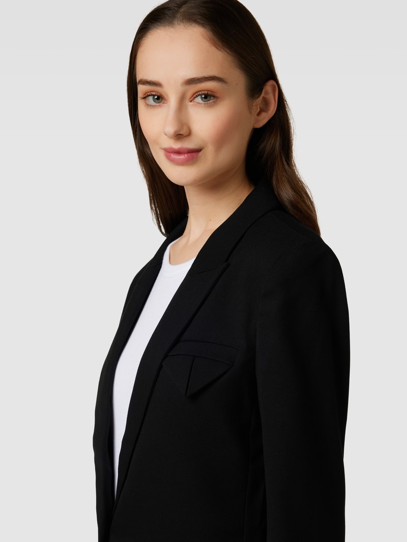 Blazer mit Brustleistentasche Modell 'CMTAILOR-JA' in schwarz