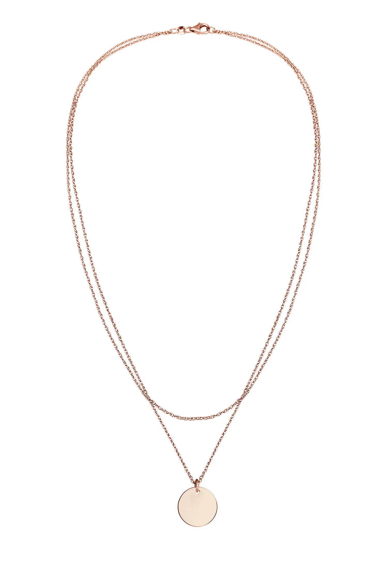 Zestaw pieluch Elli Basic Women's Minimalist Circle Pad ze srebra próby 925, pozłacany