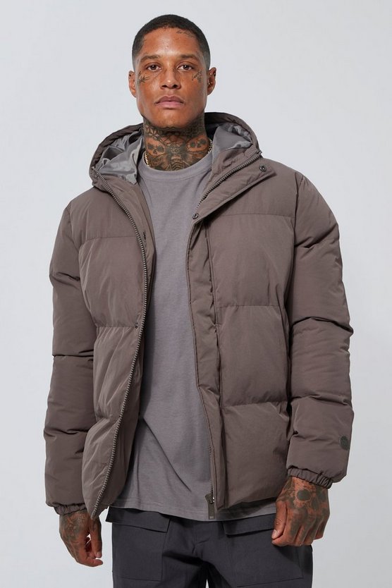 Steppjacke mit Kapuze