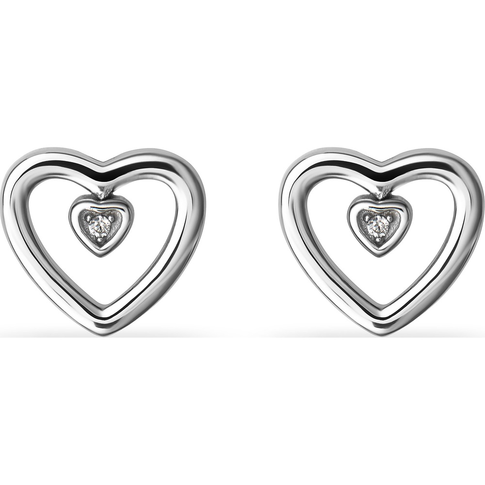 FAVS Boucles d'oreilles à fermoir à poussette 925 Argent Boucles d'oreilles