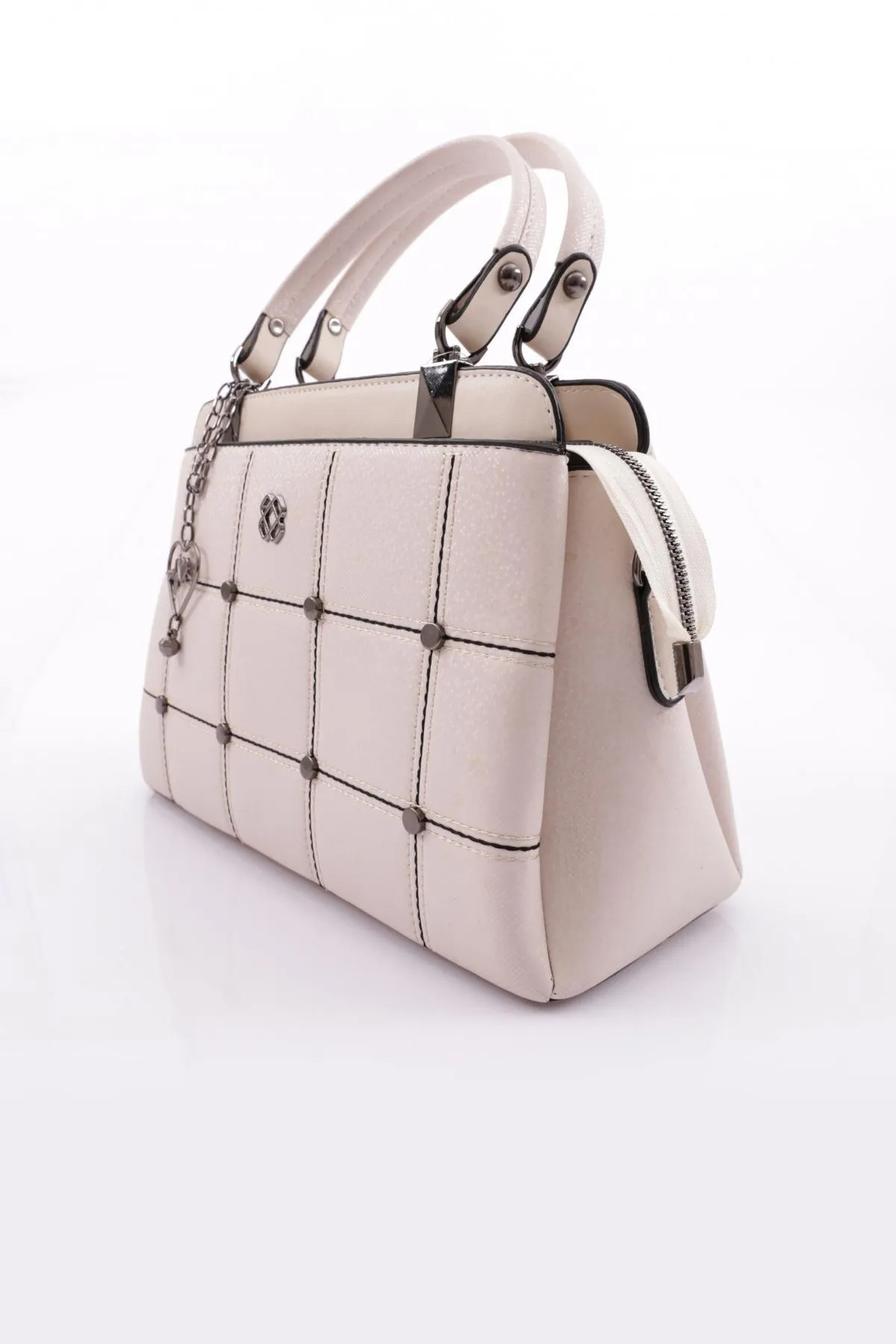 DGN  Schulter- und Handtasche für Damen Modell 3154 Beige Mosaic